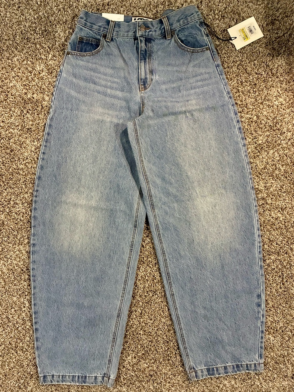 KBB by Kahlana Barrel Jeans Light Wash